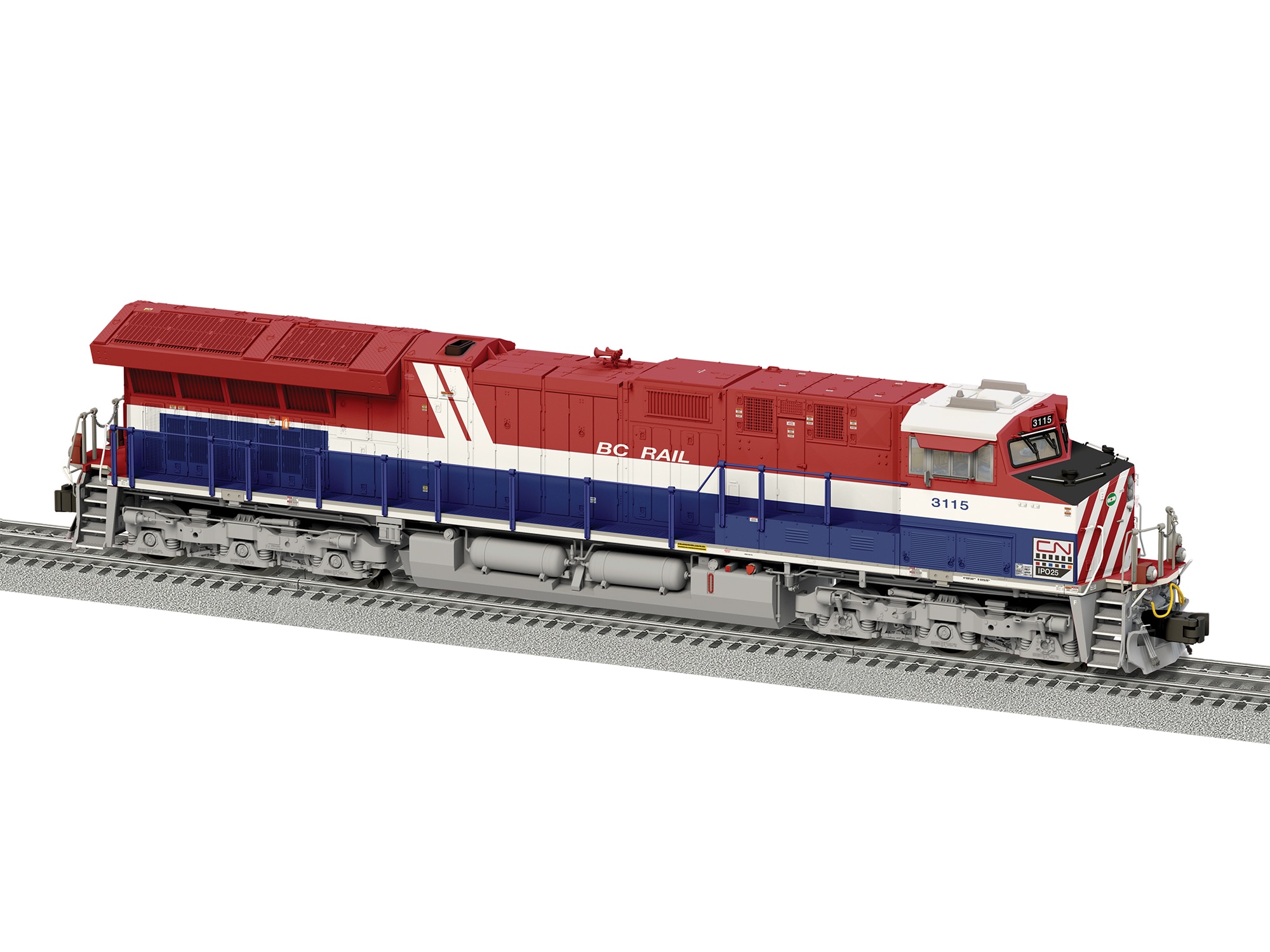 BC Rail Non-Powered ET44 Rail #3115
